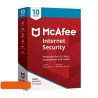 McAfee Internet Security de 1 a 10 dispositivos 1 año.