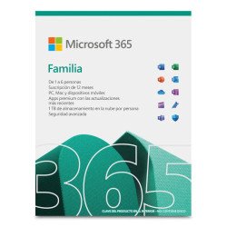 Office 365 Familia 1 Año 6 Usuarios